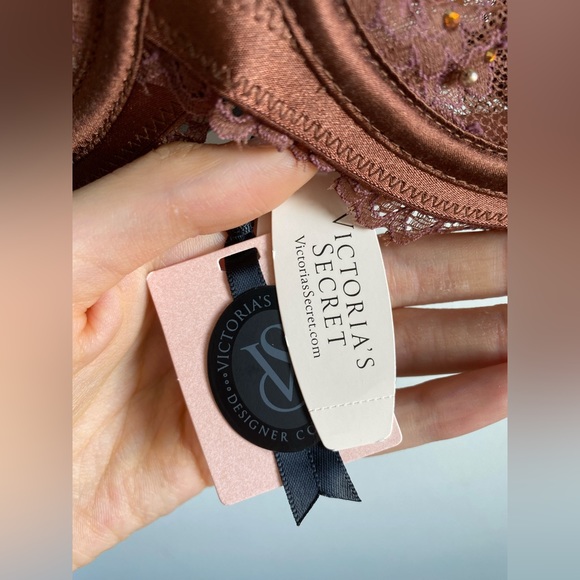 BNWT Designer Collection Victoria’s Secret Lace and Beaded Unlined Bra - Picture 4 of 6